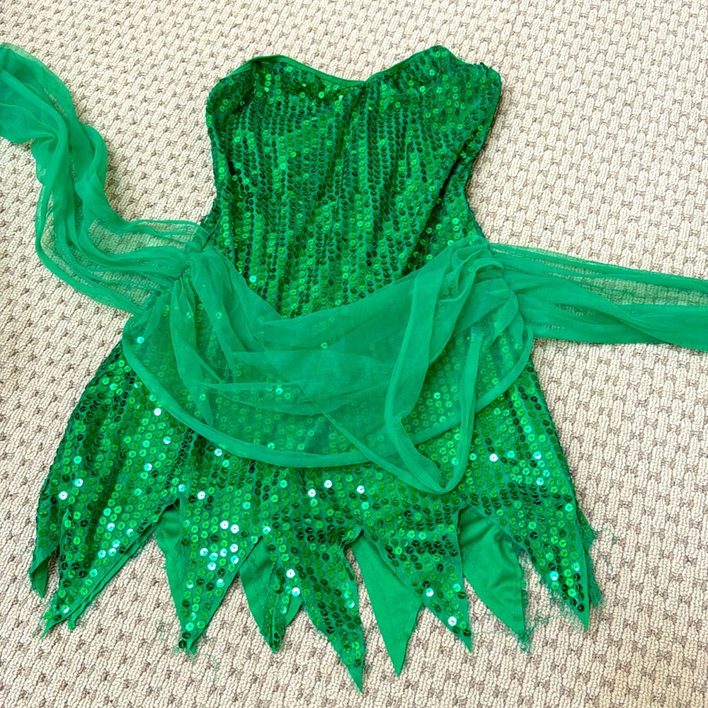 Cute green tinkerbell dress